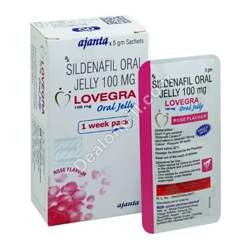 Lovegra Oral Jelly (Sildenafil Citrate) | Online Pharmacy Store