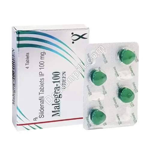 Malegra Green 100mg(Sildenafil Citrate) | Online Pharmacy Store