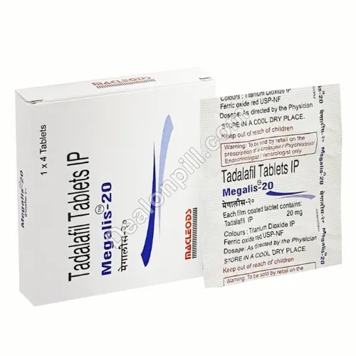Megalis 20mg (Tadalafil) | Online Pharmacy