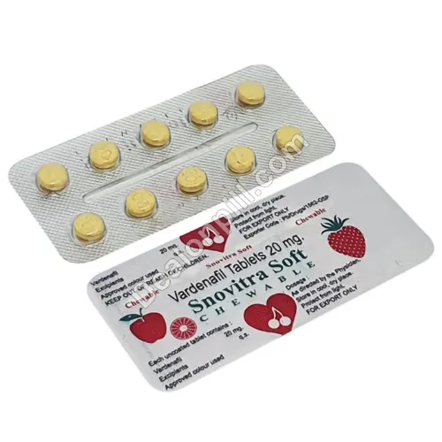 Snovitra Soft 20Mg (vardenafil soft chewable ) | Online Pharmacy USA