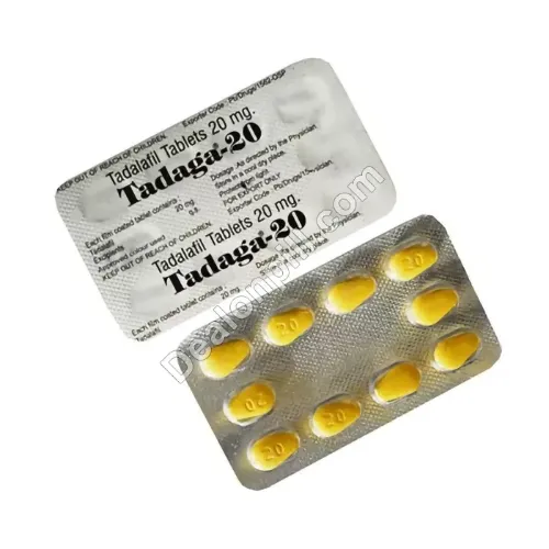 Tadaga 20 mg (Tadalafil) | Online Pharmacy Store