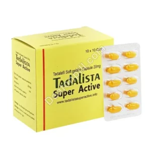Tadalista Super Active 20mg (Tadalafil) - Soft Gelatin Capsules | Dealonpill
