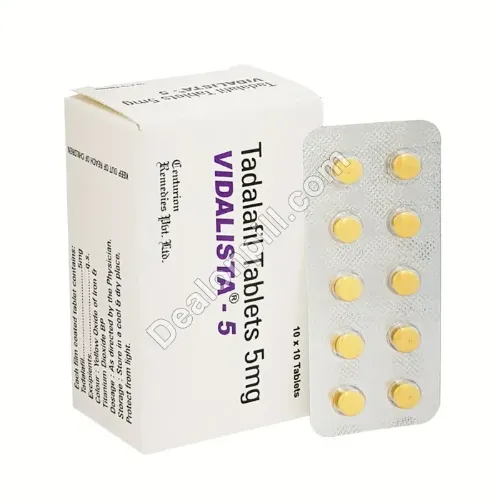 Tadalafil 5 mg (Vidalista 5mg) | Online Pharmacy Store in USA
