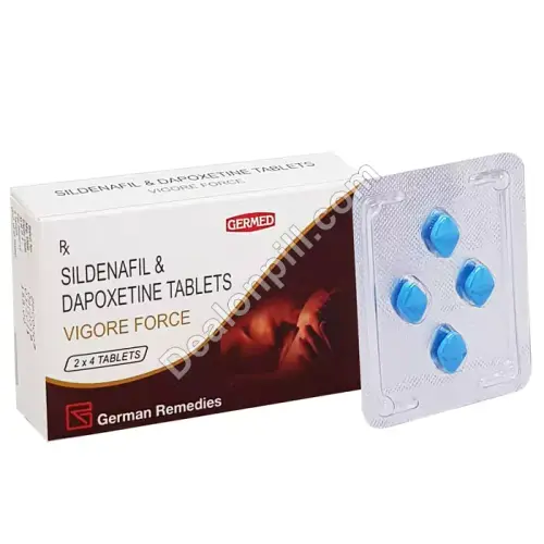 Vigore Force 80 mg (Sildenafil/Dapoxetine) | Online Pharmacy