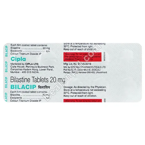 Bilacip 20mg | Online Pharmacy Store