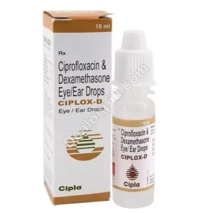Ciplox D Eye/Ear Drop (Ciprofloxacin/Dexamethasone) | Dealonpill