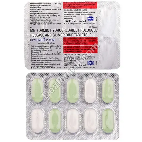 Glycomet-GP 3mg | Online Pharmacy Store