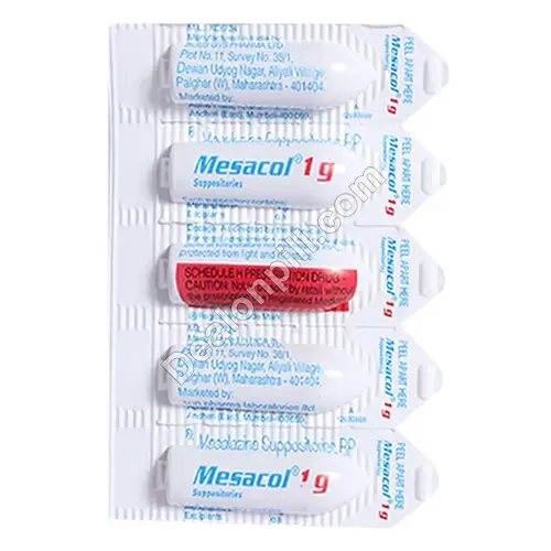 Mesacol 1gm Suppository | Online Pharmacy Store in USA