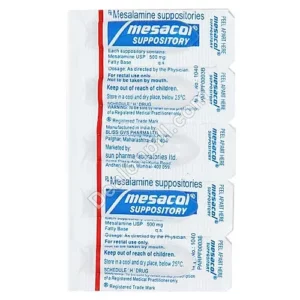Mesacol 500mg Suppository | Online Pharmacy