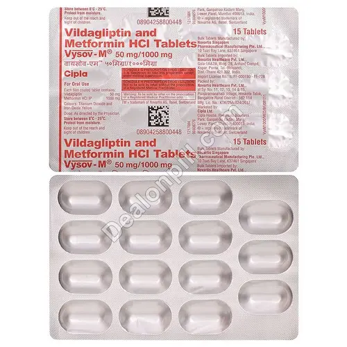 Vysov-M 50mg/1000mg | Online Pharmacy USA