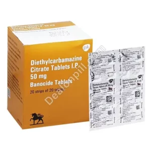 Banocide 50mg (Diethylcarbamazine) | Online Pharmacy Store